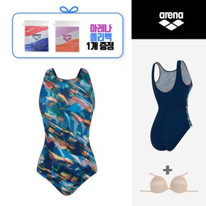 e아레나 우먼스 일반 원피스 수영복(L1LD06) U백