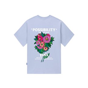 POSSIBILITY FLOWER T-SHIRTS - PURPLE