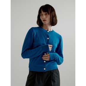 24 LETOILE LOGO CARDIGAN_ ROUND NECK 2 COLOR  _ BROWN, BLUE(LEBFWNC1725)