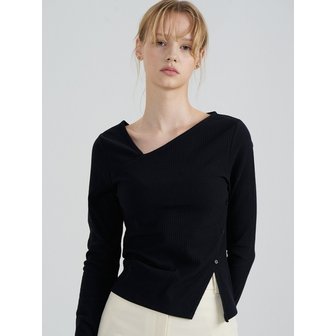 FRONTROW Long Sleeve Button T-shirt_3color