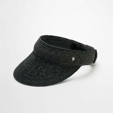 Kirsten Visr Raffia Hat - Charcoal