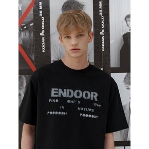 hand painting endoor 1/2 tee (black)