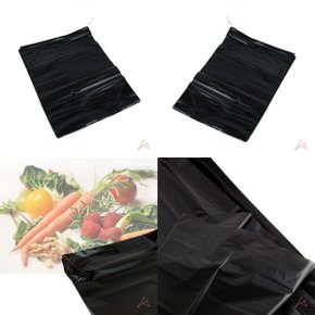 야채재활용 쓰레기봉투50L(100매) 흑색 야채봉투 재활용비닐봉투