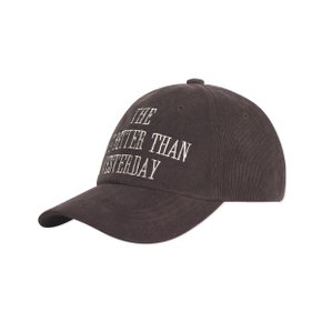 Corduroy Ball Cap Brown