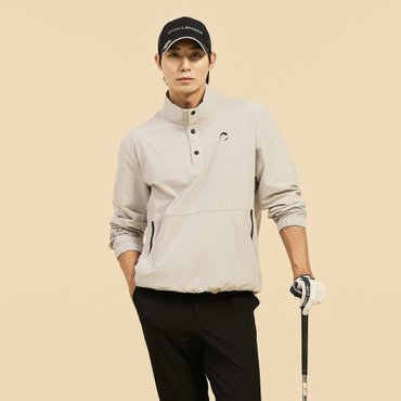 챌린저 남성 나일론 경량 하이넥 우븐탑