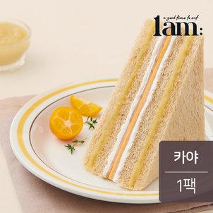 1am 닭가슴살 대만 호밀 샌드위치 카야 78g 1팩