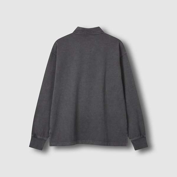 여 워싱 카라 긴팔 티셔츠 J115401013085