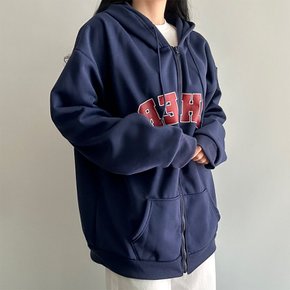 디아브 여성 아헬 빅 레터링 오버핏 후드집업 박시핏