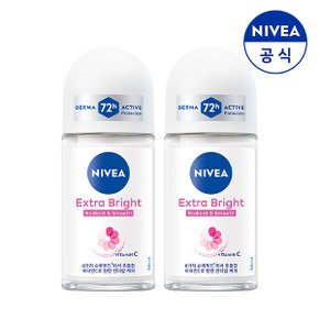 데오드란트 롤온 엑스트라 브라이트 50ml X2개