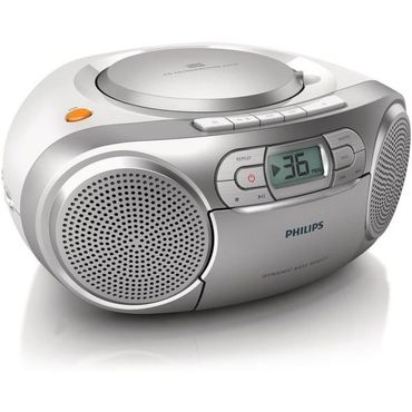  영국 필립스 라디오 Philips AZ127/12 Portable Stereo CD Player 블랙 1750721