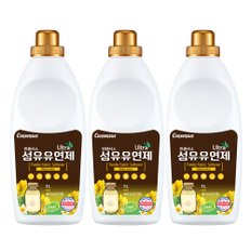 초고농축 섬유유연제 베이비로션 1L x3개