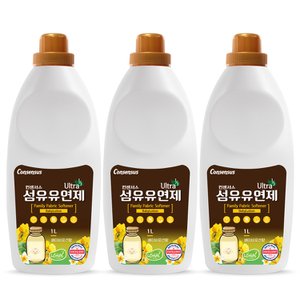 컨센서스 초고농축 섬유유연제 베이비로션 1L x3개