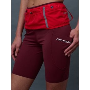 Line 5 Leggings Shorts_Burgundy