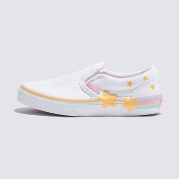 반스 키즈 Classic Slip-On 클래식 슬립온 스타 화이트 VN000D4GWTM1