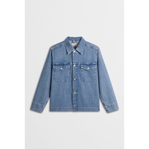 [Men Collection] 헌트 워싱 데님 오버 셔츠 1525111504000