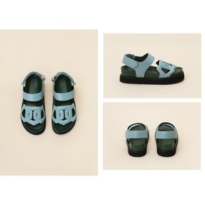 슈콤마보니 Summer polygon sandal(green) DG2AM24005GRN