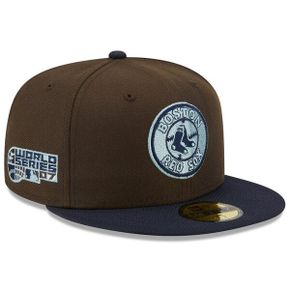 [해외] 868587 뉴에라 모자 MLB [보스턴 레드삭스] 2007 World Series Walnut 9FIFTY Fitted Hat