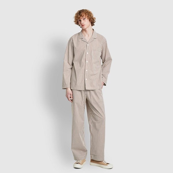 [셀럽픽] 남 코튼 스트레치 10부 파자마 세트 J216901101073