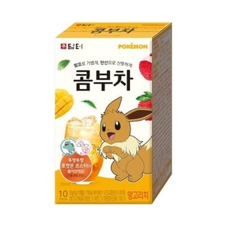  담터 포켓몬 콤부차 망고리치 10T