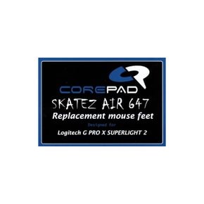 Corepad Skatez AIR Logitech G PRO X SUPERLIGHT 2 Wireless용 마우스솔 2set 국내