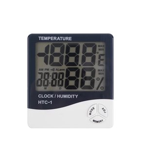 디지털 온도계 습도계 / 사각 온습도계 시계