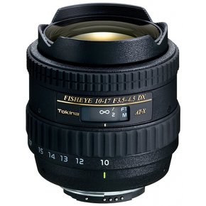 Tokina 어안 줌 렌즈 AT-X 107 DX Fisheye 10-17mm F3.5-4.5 (IF) 니콘용 APS-C 대응