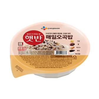  CJ제일제당 햇반 매일오곡밥 210g 12개