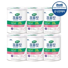 프로핏 웨이프로틴 복숭아맛 627g 6캔