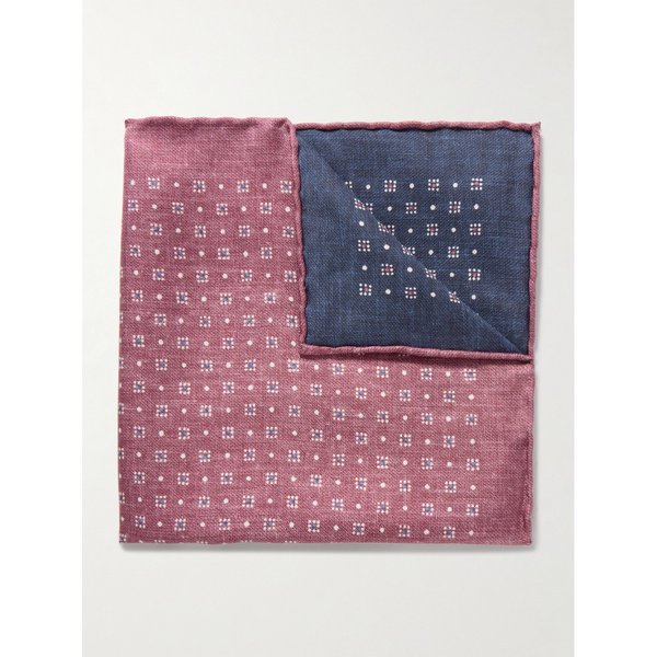 브루넬로쿠치넬리 프린트 실크 포켓 스퀘어 46376663162997967