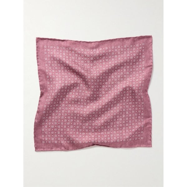 브루넬로쿠치넬리 프린트 실크 포켓 스퀘어 46376663162997967