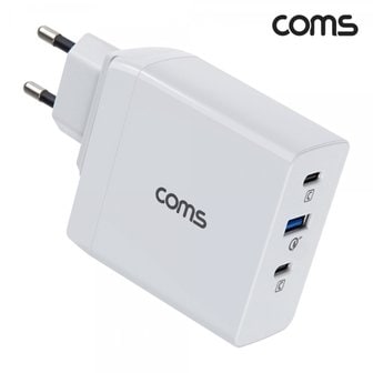 엠지솔루션 MG/ LV090 Coms 90W3포트GaN고속충전기USB-CPD3.0QC4