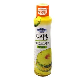과일드레싱 폰타나 셀러드 무지방셀러드드레싱 파인애플 230g 드레싱 무지방