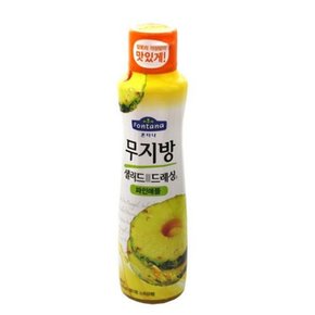 과일드레싱 폰타나 셀러드 무지방셀러드드레싱 파인애플 230g 드레싱 무지방