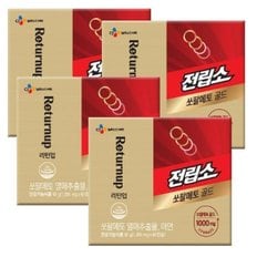  CJ웰케어 리턴업 전립소 쏘팔메토 골드 60캡슐 4박스