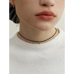 Mini Heart Leather Choker