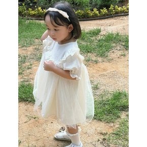 햇살나라 공주님 - 레이스 유아 반팔 드레스
