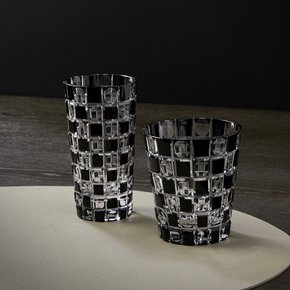 [Kimoto Glass Tokyo] 쿠로코 체커 올드, 텀블러 (디자인 2종)