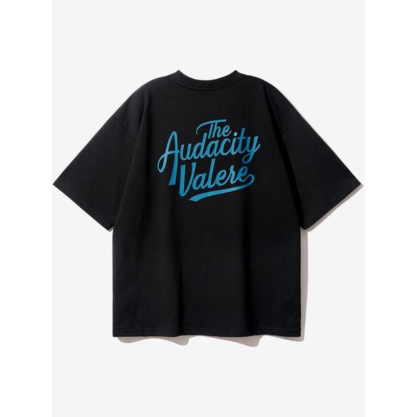 뉴웨이브 더블코튼 더시티 반팔 티셔츠 블랙 YKST1458