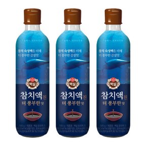 백설/참치액 진더풍부한맛500G X 3개