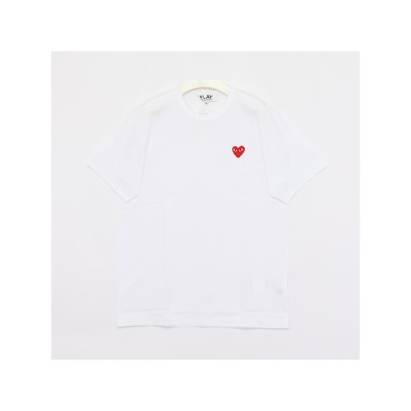 26SS 레드 하트 패치로고 반팔 공용 티셔츠 AX T108 051 2