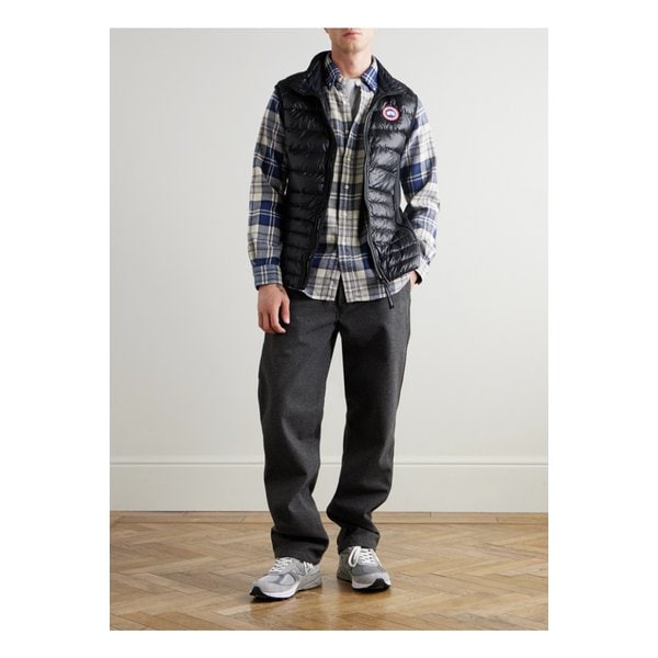 하이브릿지 라이트 퀼팅 립스탑 스트레치 저지 다운 질레 46376663162932233