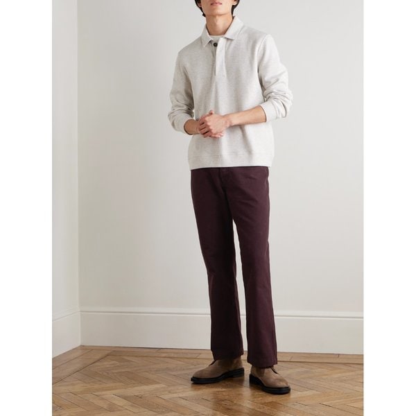 미스터 피 에드워드 스트레이트 레그 코튼 캔버스 트라우저 46376663162889176