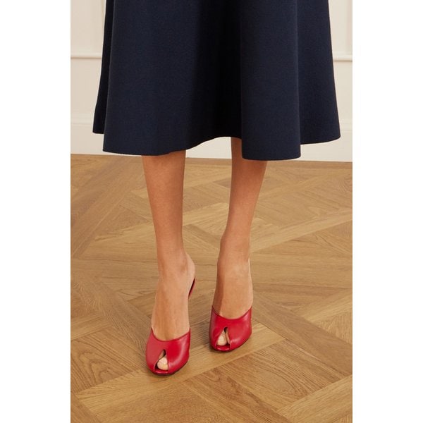 주드 데이트 가죽 뮬 레드 46376663163030671