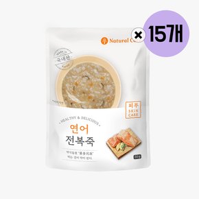 네츄럴코어 연어 전복죽(피부) 50g×15개 강아지죽 영양식 영양죽