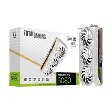 조텍(ZOTAC) ZOTAC GAMING 지포스 RTX 5080 SOLID OC White D7 16GB