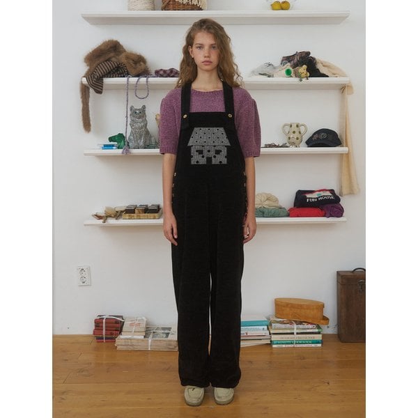 Cozy Home Overall, Black