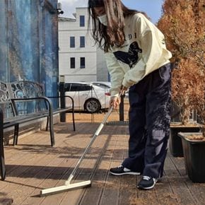 사무실청소 방 미용실 유리창 청소 빗자루 닦이 고무비