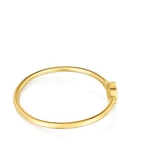 토스 매니페스토 뱅글 18k 골드 플레이팅 / TOUS MANIFESTO Bangle Bracelet/ 팔찌 / 1004097170