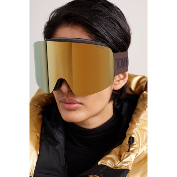 로고 자카드 웨빙 트림 스키 고글 46376663162965889