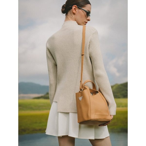Err mini tote bag (Beige)